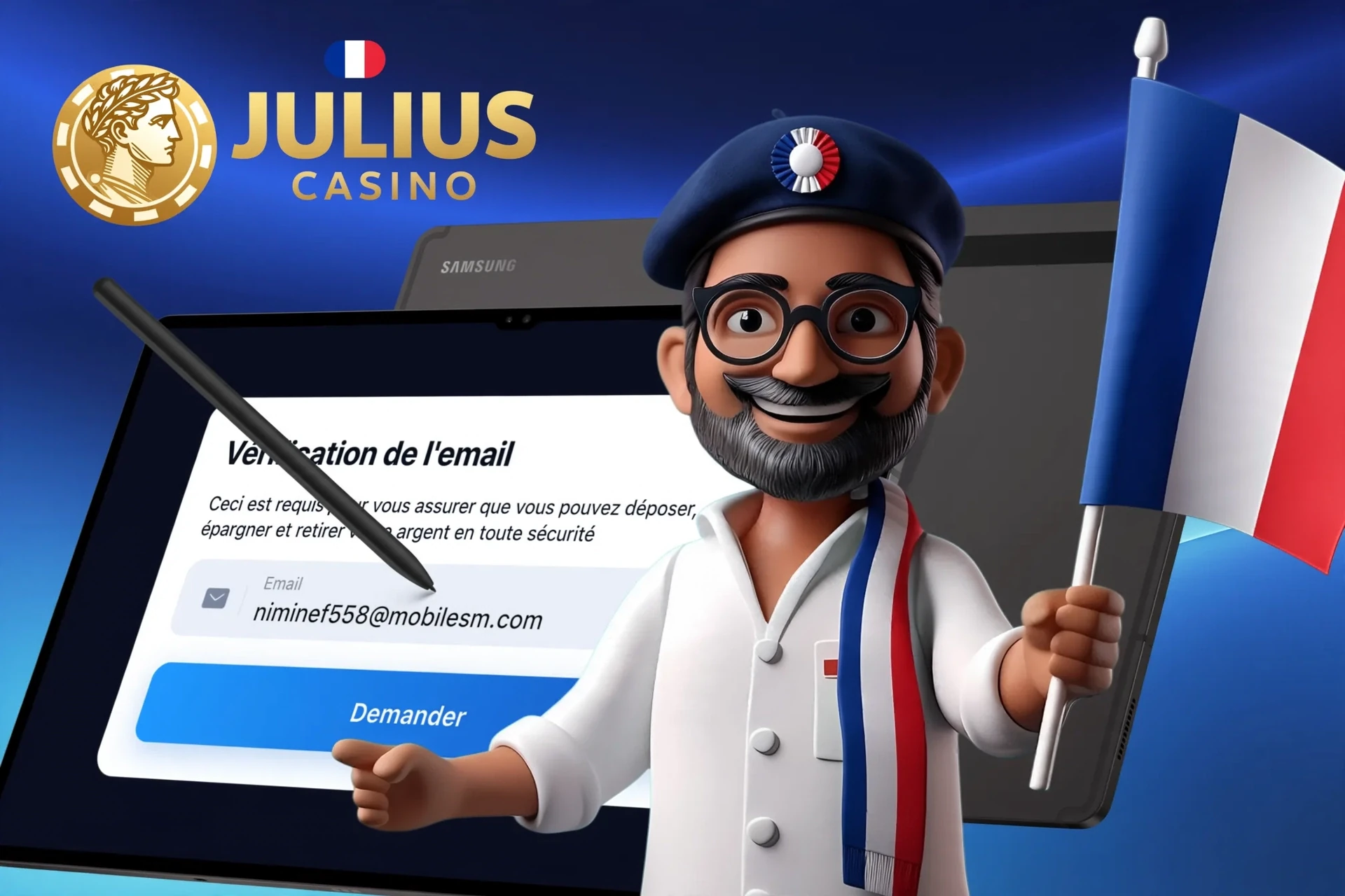 Détails de la procédure de vérification d'identité sur la plateforme Julius Casino